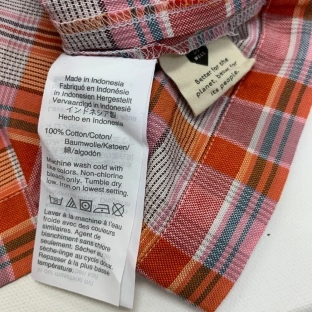 NWT Madewell Shirred Neck Boxy Top June Hero Plaid Size Small - Picture 12 of 14